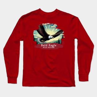 Bald Eagle - WILD NATURE - BALD EAGLE -5 Long Sleeve T-Shirt